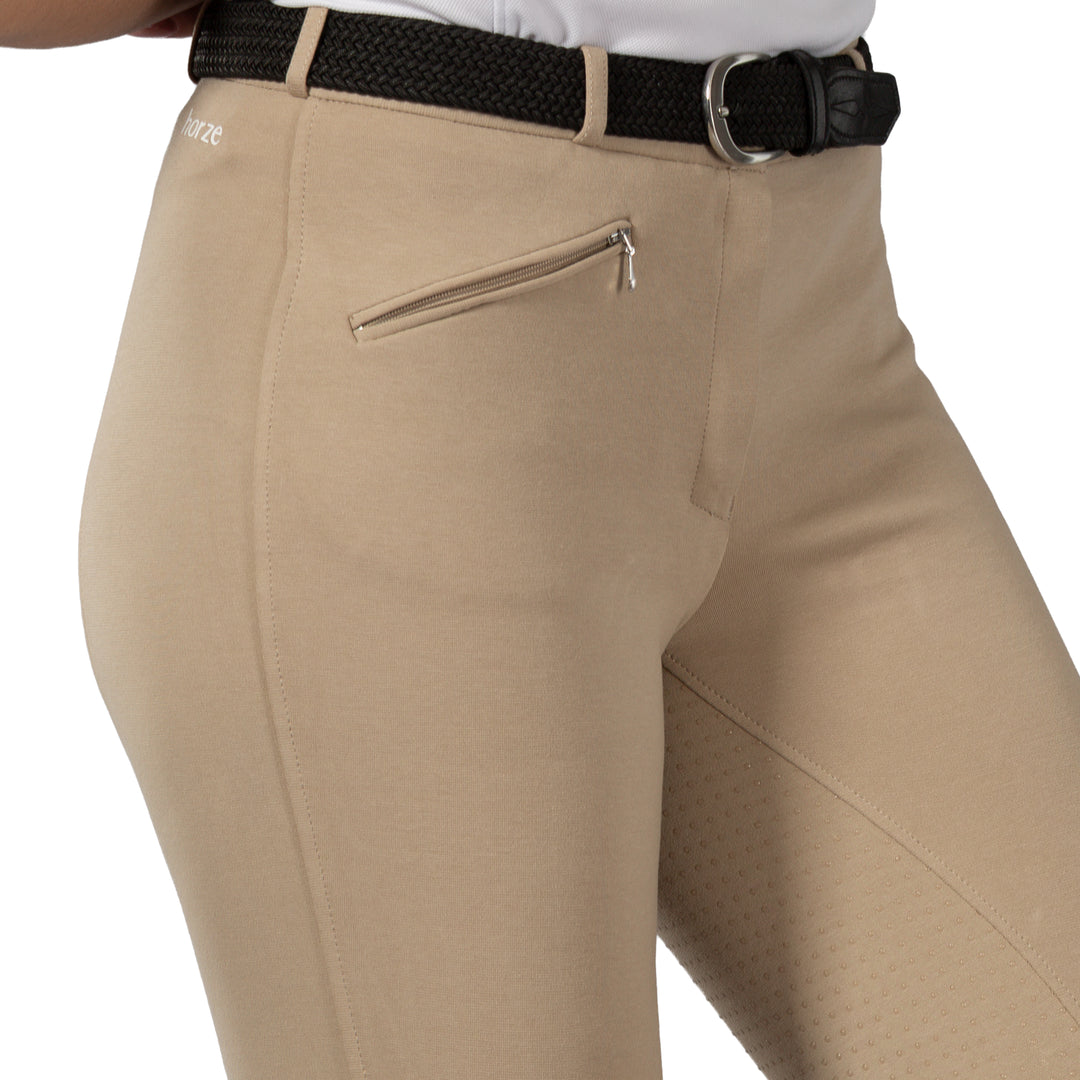 Horze Active Womens Silicone Full Seat Breeches image 