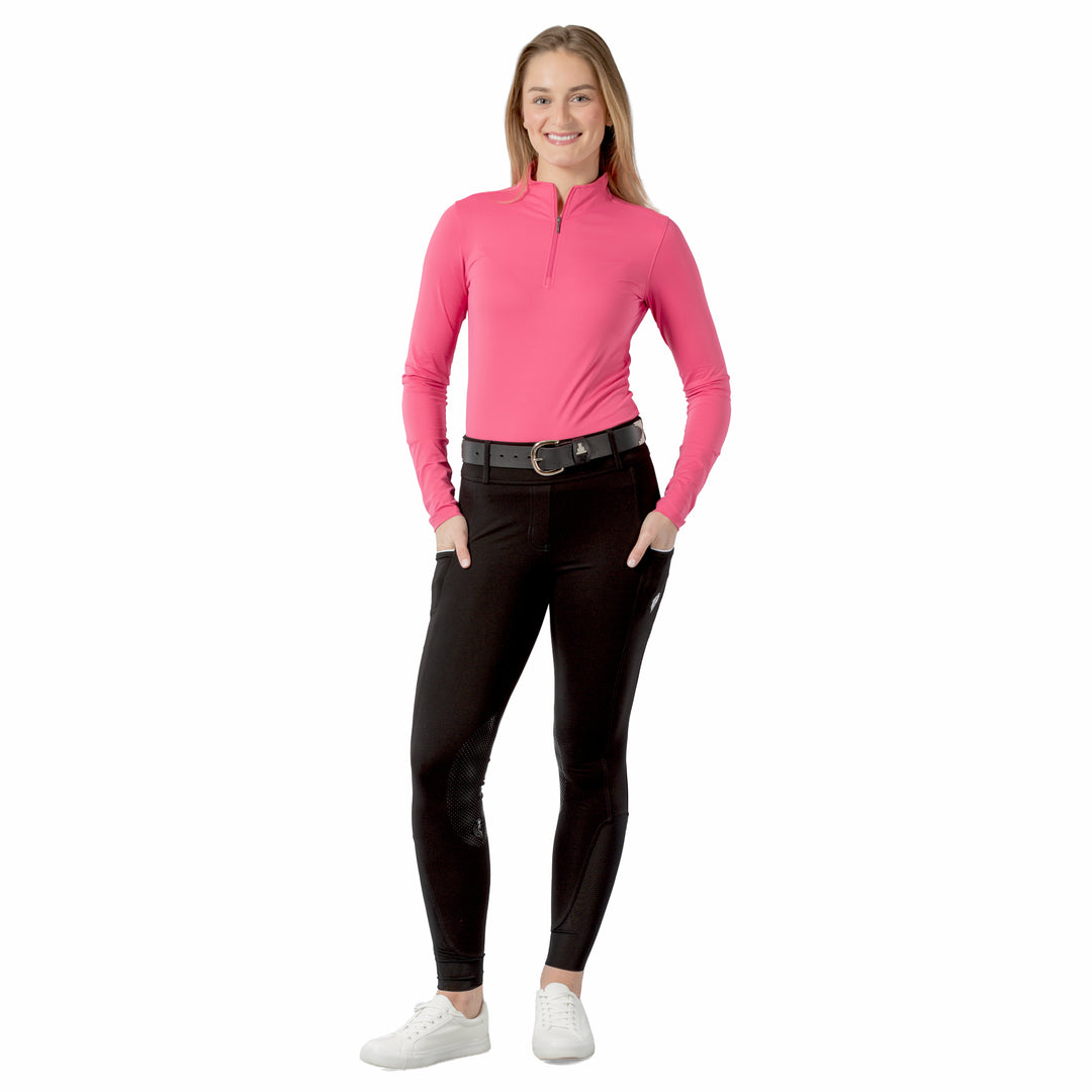 Equinavia Astrid Womens Pull On Knee Patch Breeches image 