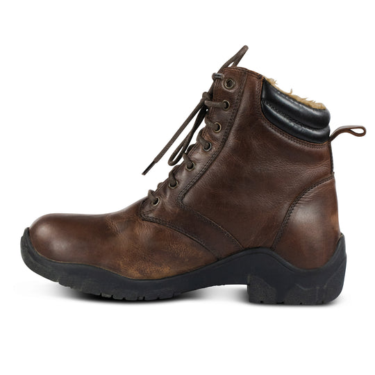 Horze Water Resistant Winter Leather Boots image 