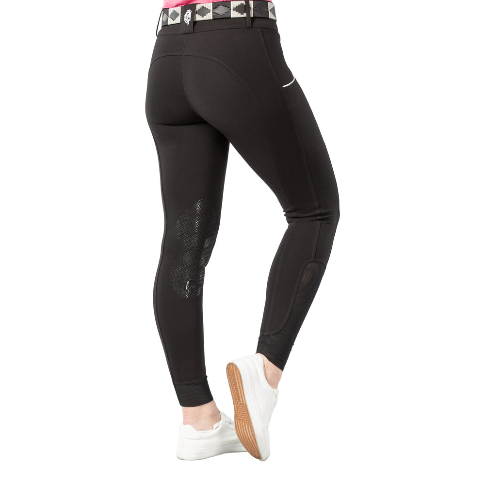 Equinavia Astrid Womens Pull On Knee Patch Breeches image #2