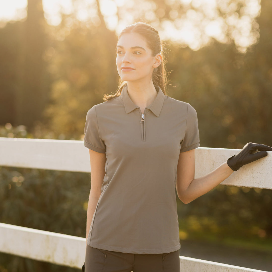 Horze Willow Womens Stretch Polo Shirt image 