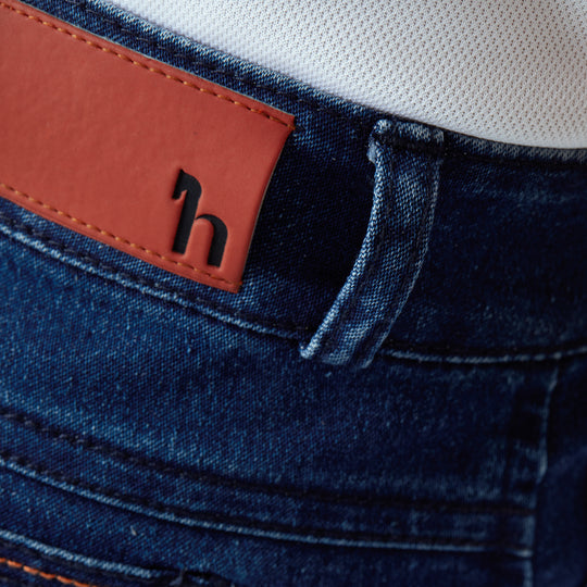 Horze Allison JR Kids Denim Breeches image 