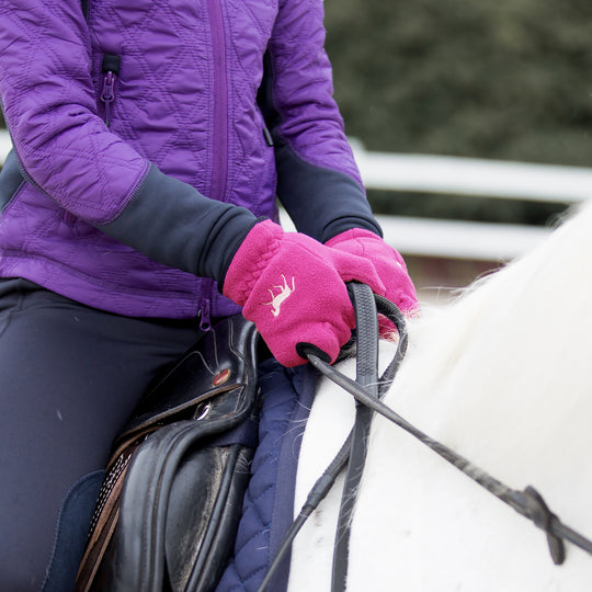 Horze Kids Gloves - Fleece image 