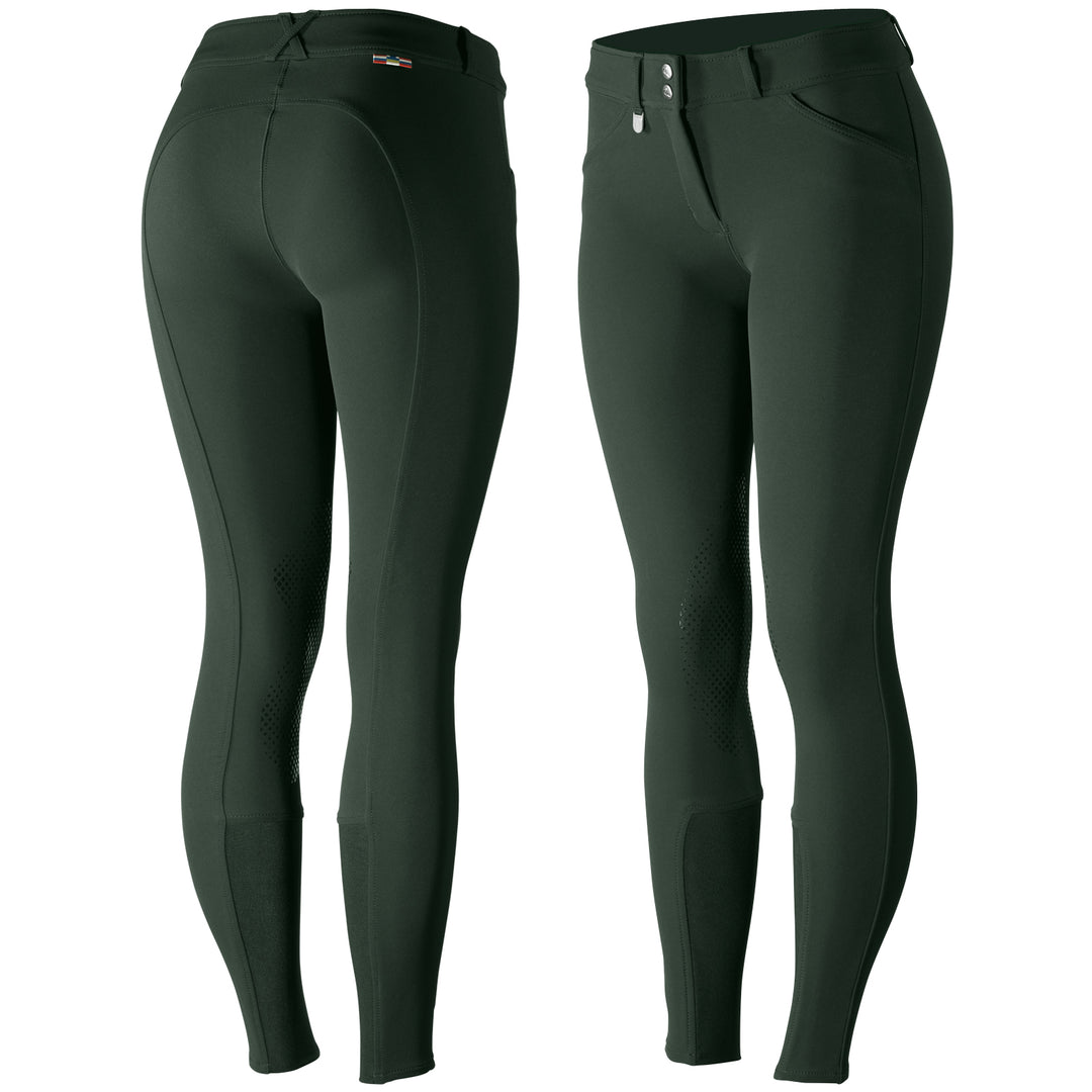 Horze Grand Prix Womens Silicone Knee Patch Breeches image 