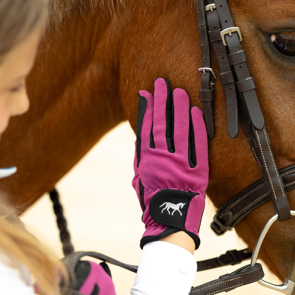 Horze Kids Gloves - Stretch image #2