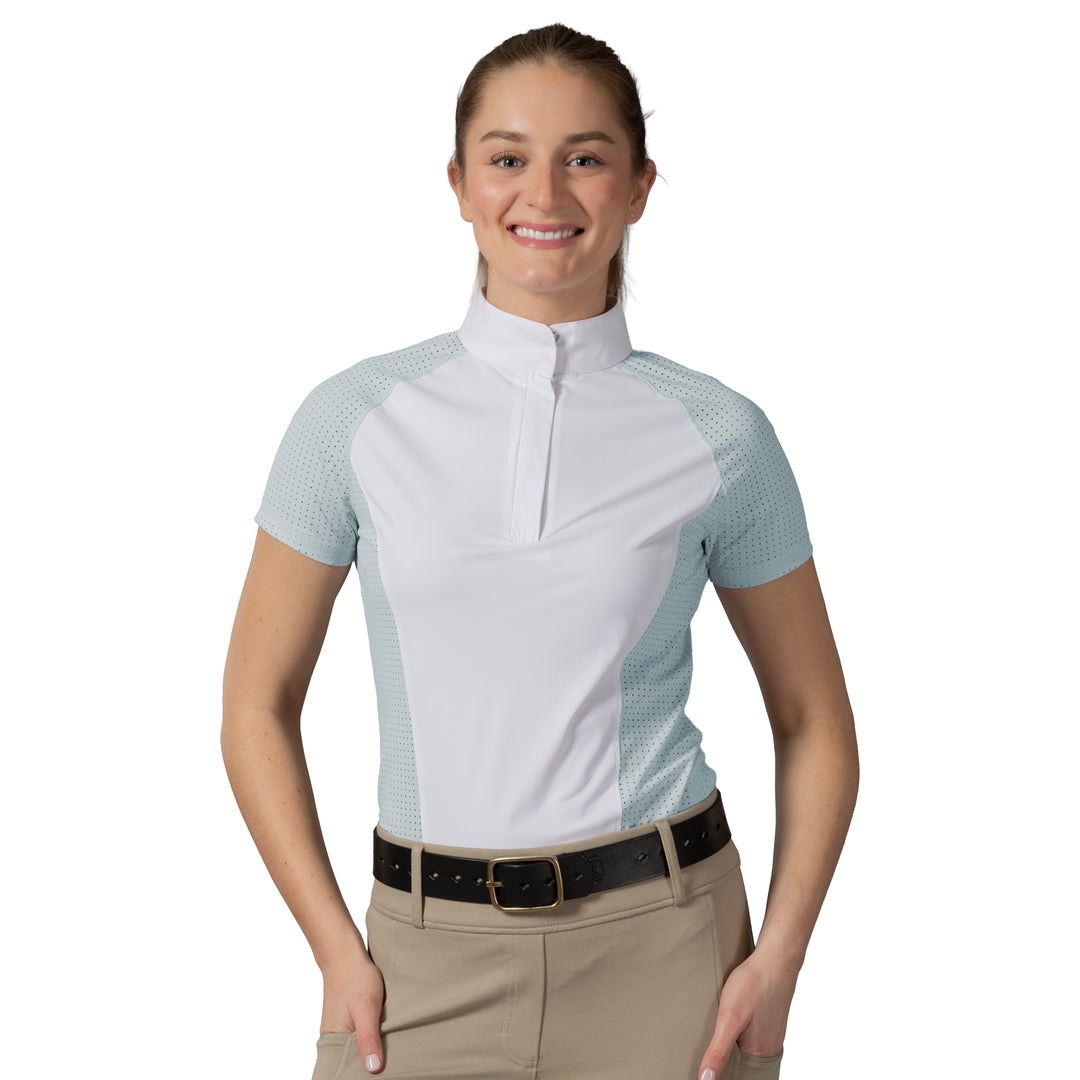 Equinavia Sara Womens Perforated Short Sleeved Show Shirt image #1