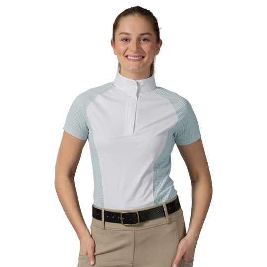 Equinavia Sara Womens Perforated Short Sleeved Show Shirt image 