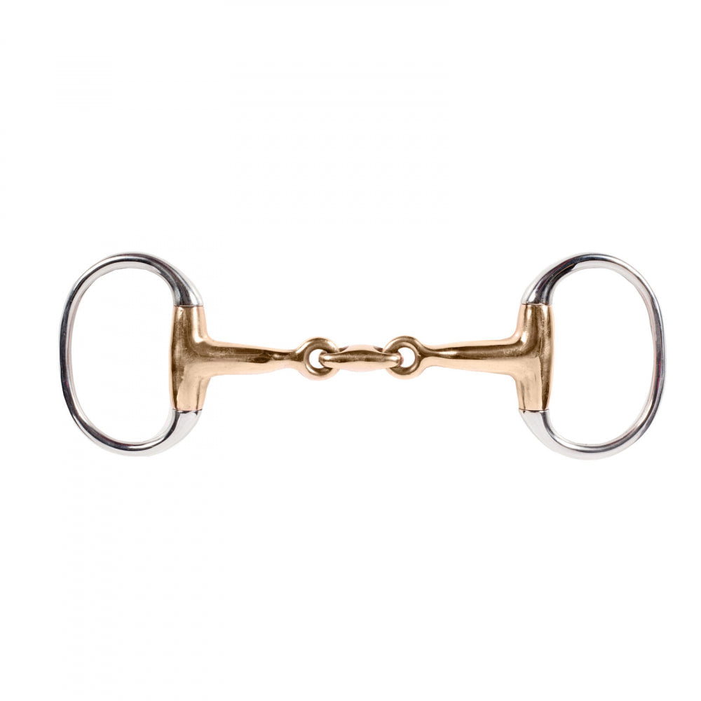 Horze Copper Lozenge Link Eggbutt Snaffle Bit image #1