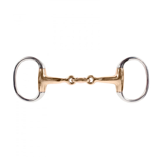 Horze Copper Lozenge Link Eggbutt Snaffle Bit image 