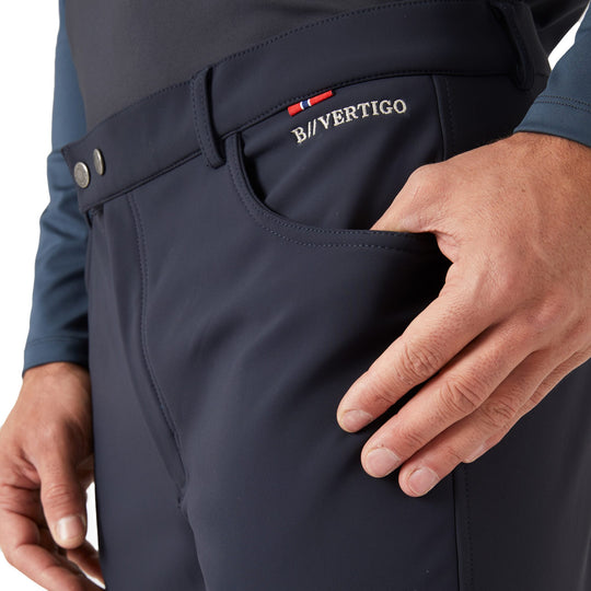 B Vertigo Damien Mens Thermo Silicone Full Seat Breeches image 