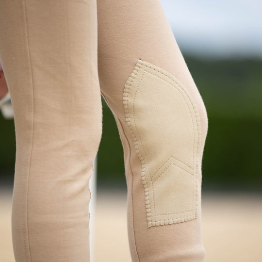 Horze Kids Nora Pull On Knee Patch Jodhpur Breeches image 