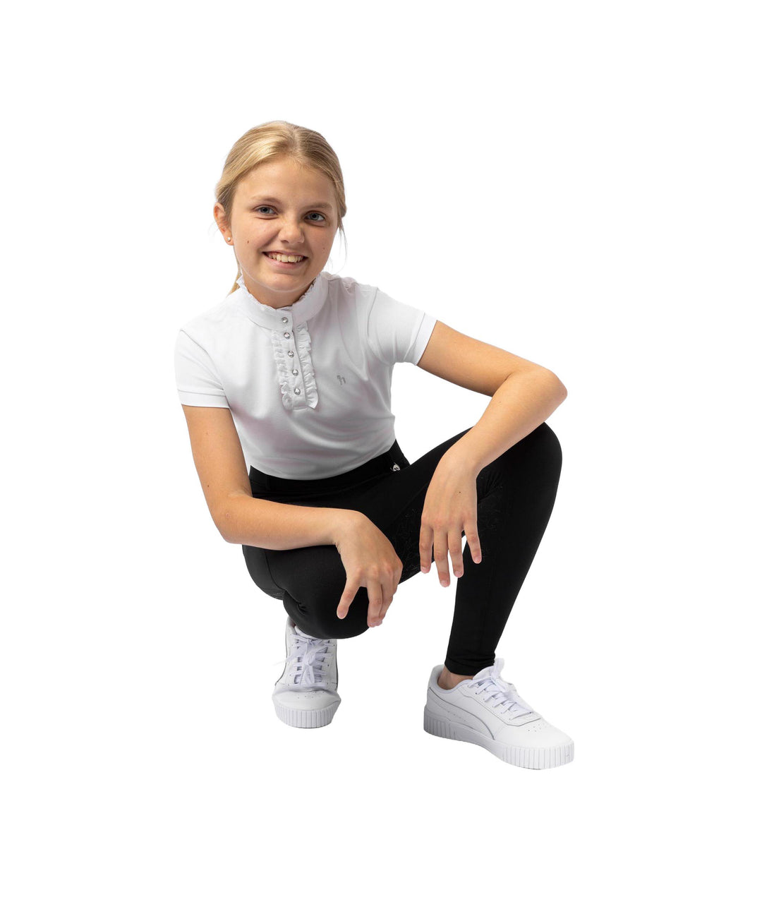 Horze Dea Kids Winter Thermo Full Seat Tights image 