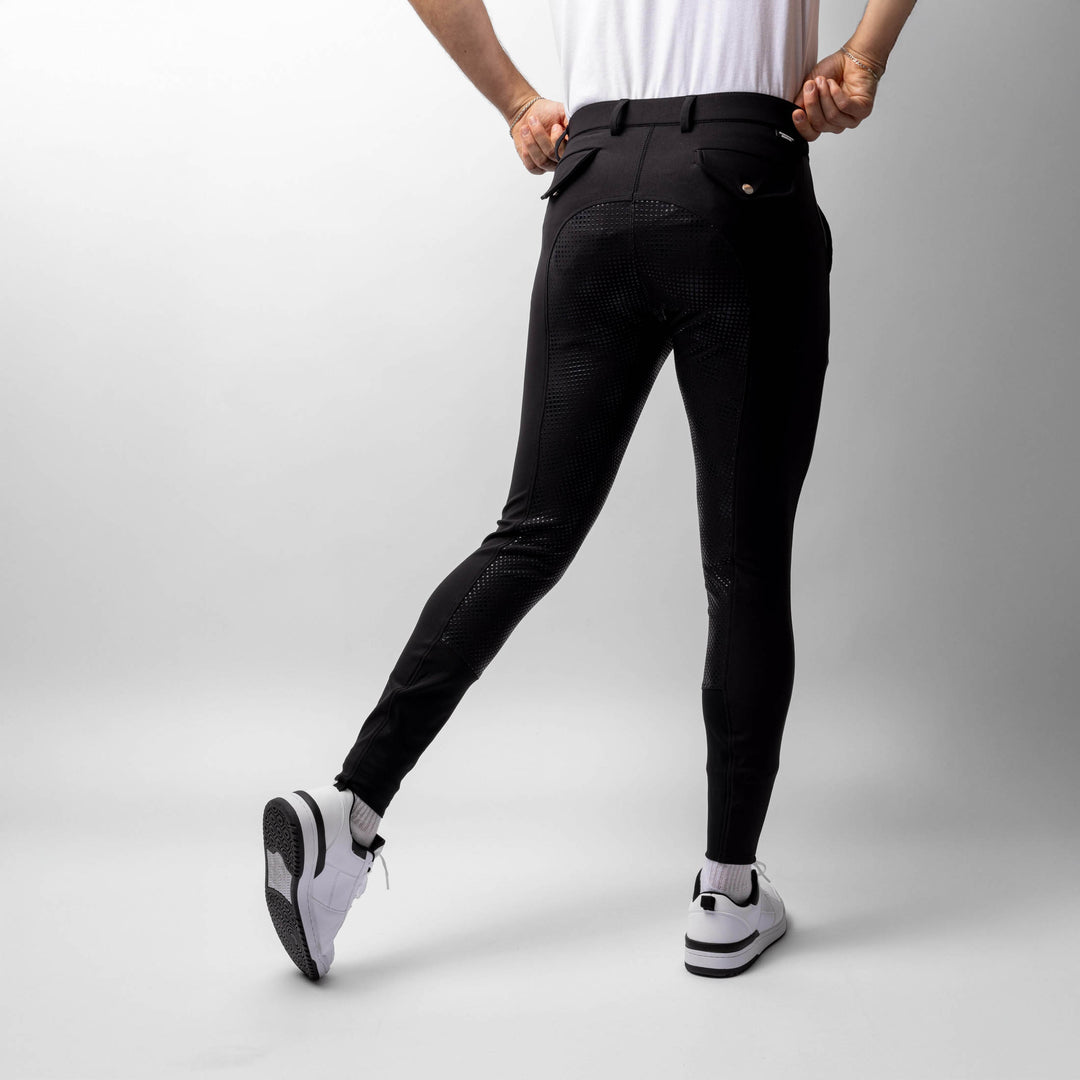 Horze Grand Prix Mens Silicone Grip Full Seat Breeches image 