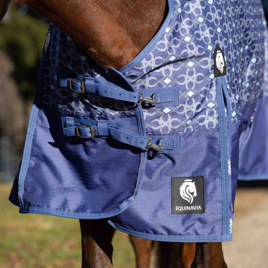 Equinavia Arktis Regular Neck Mid Weight Turnout Blanket 200g image 