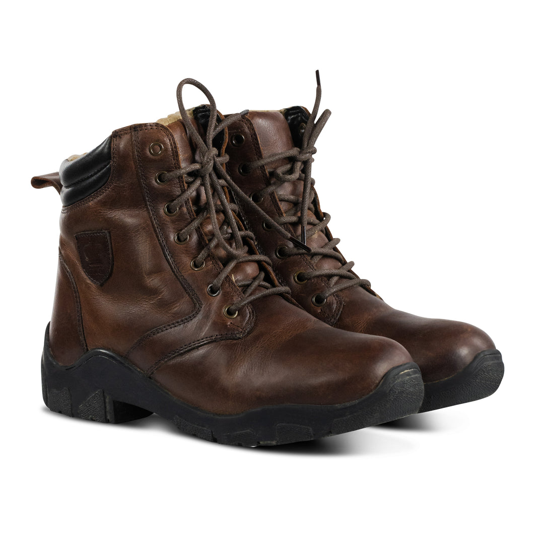 Horze Water Resistant Winter Leather Boots image #1