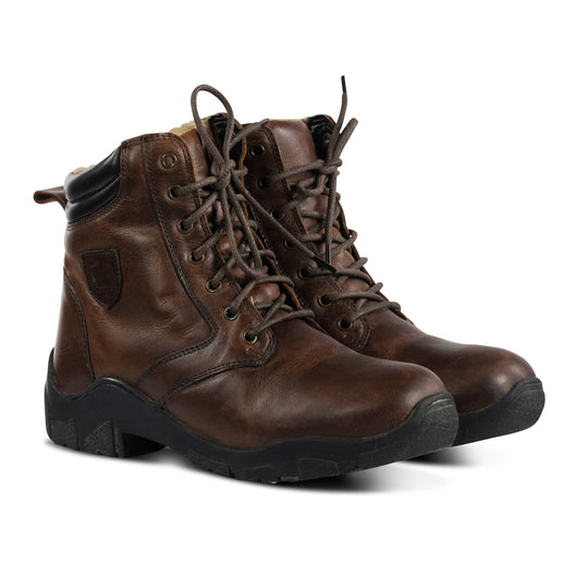 Horze Water Resistant Winter Leather Boots image 