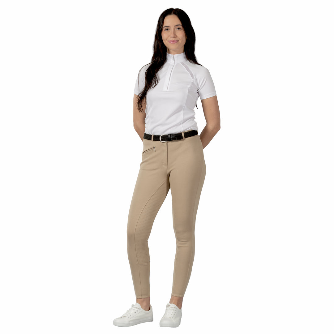 Horze Active Womens Silicone Full Seat Breeches image 