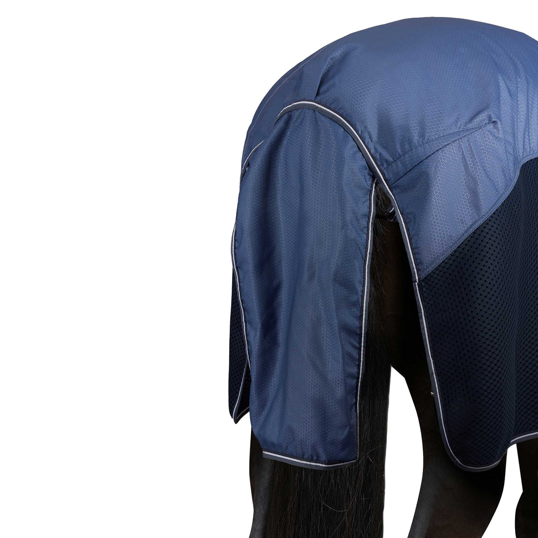 Horze Aircool 3D Mesh and Rain Protection Detachable Neck Turnout image 