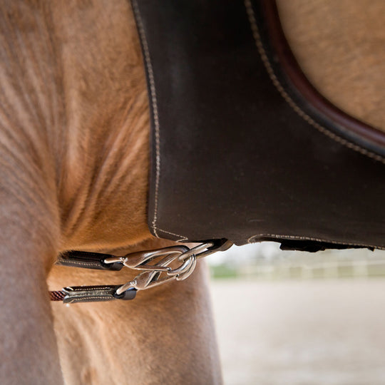 Horze Sparta Nylon/Leather Draw Reins image 
