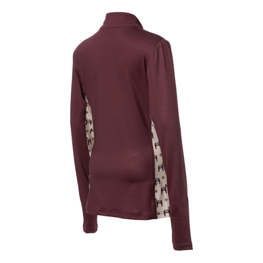 Equinavia Lena Kids Long Sleeve Quarter Zip Shirt image 