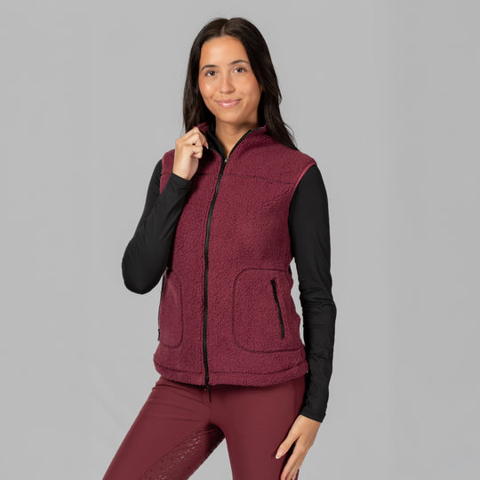 Equinavia Emma Womens Teddy Fleece Vest image 