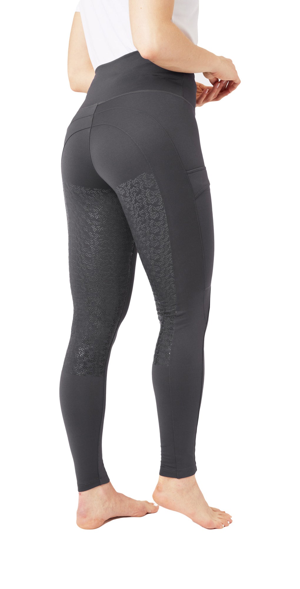 Horze Celia Womens Full Seat Winter Tights image 