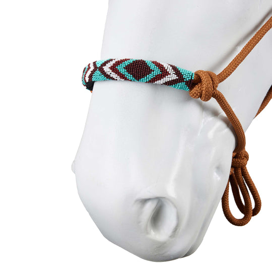 Horze Beaded Rope Halter image 