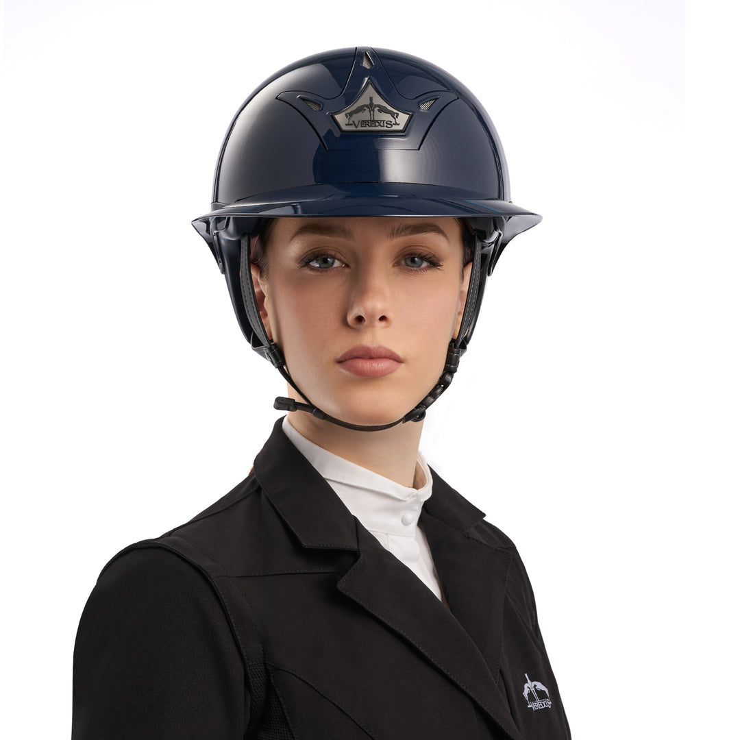 Veredus Vita GST Glossy Riding Helmet with Wide Visor image 