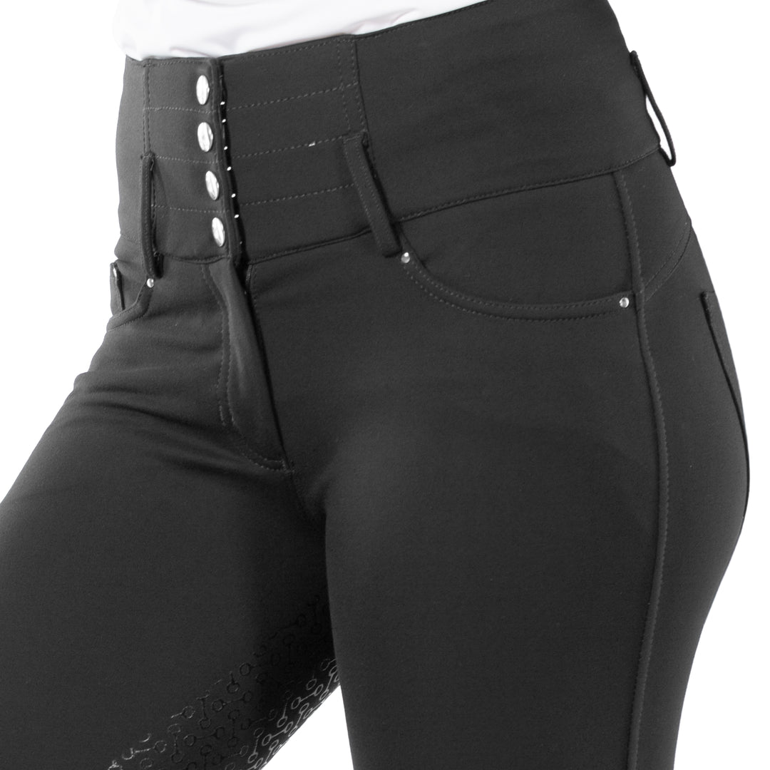 Horze Tara Womens High Waist Silicone Full Seat Breeches image 