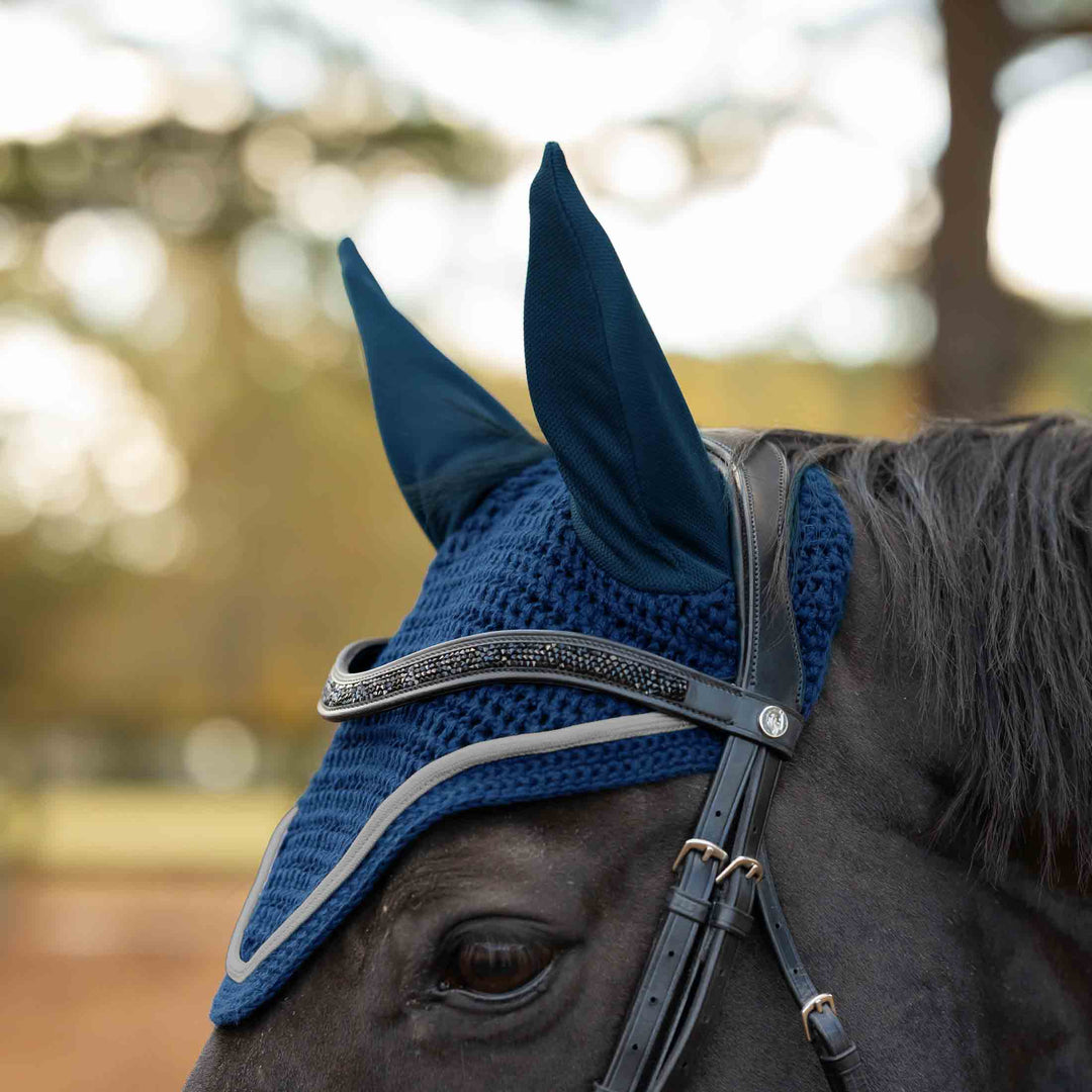 Equinavia Voss Dressage Saddle Pad and Bonnet Set image 