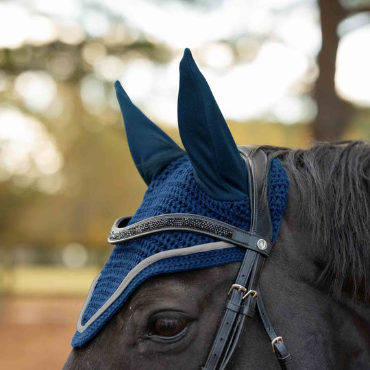 Equinavia Voss Dressage Saddle Pad and Bonnet Set image 