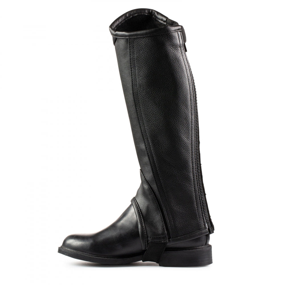 Horze Kids Soft Leather Half Chaps image 