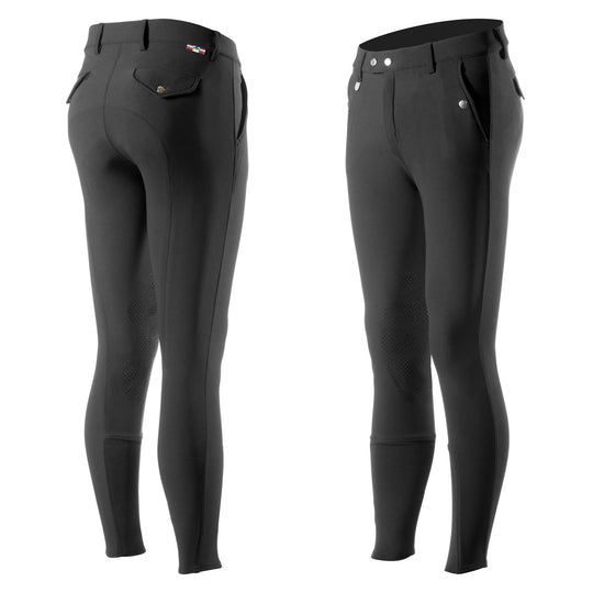 Horze Grand Prix Mens Silicone Knee Patch Breeches image 