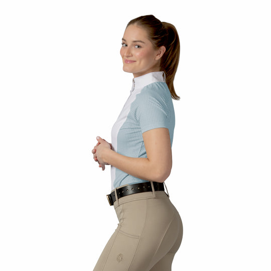 Equinavia Sara Womens Perforated Short Sleeved Show Shirt image 