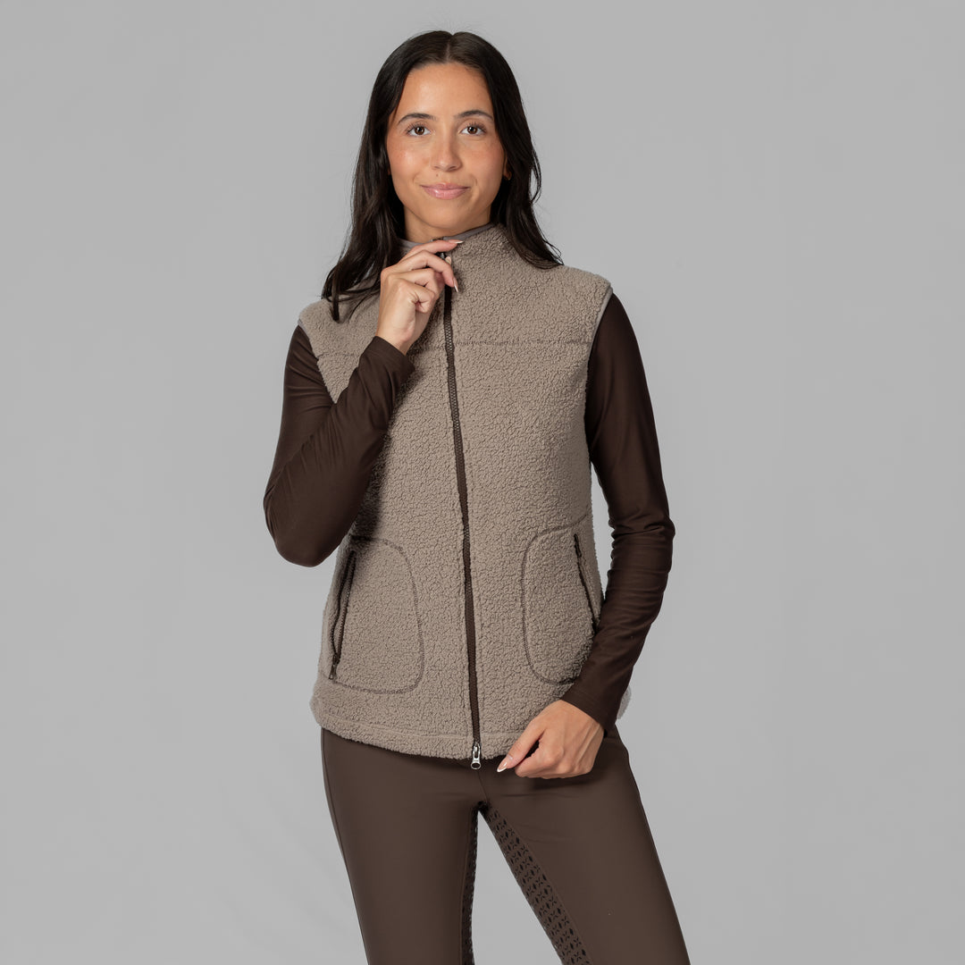Equinavia Emma Womens Teddy Fleece Vest image 