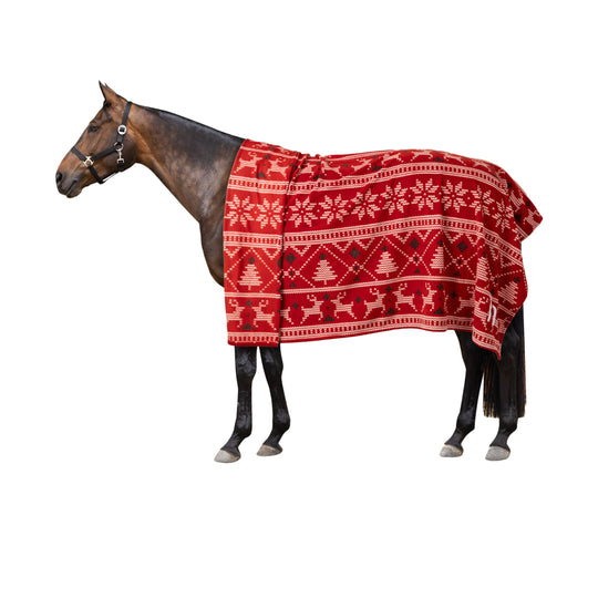 Horze Santa Christmas Throw Blanket image 