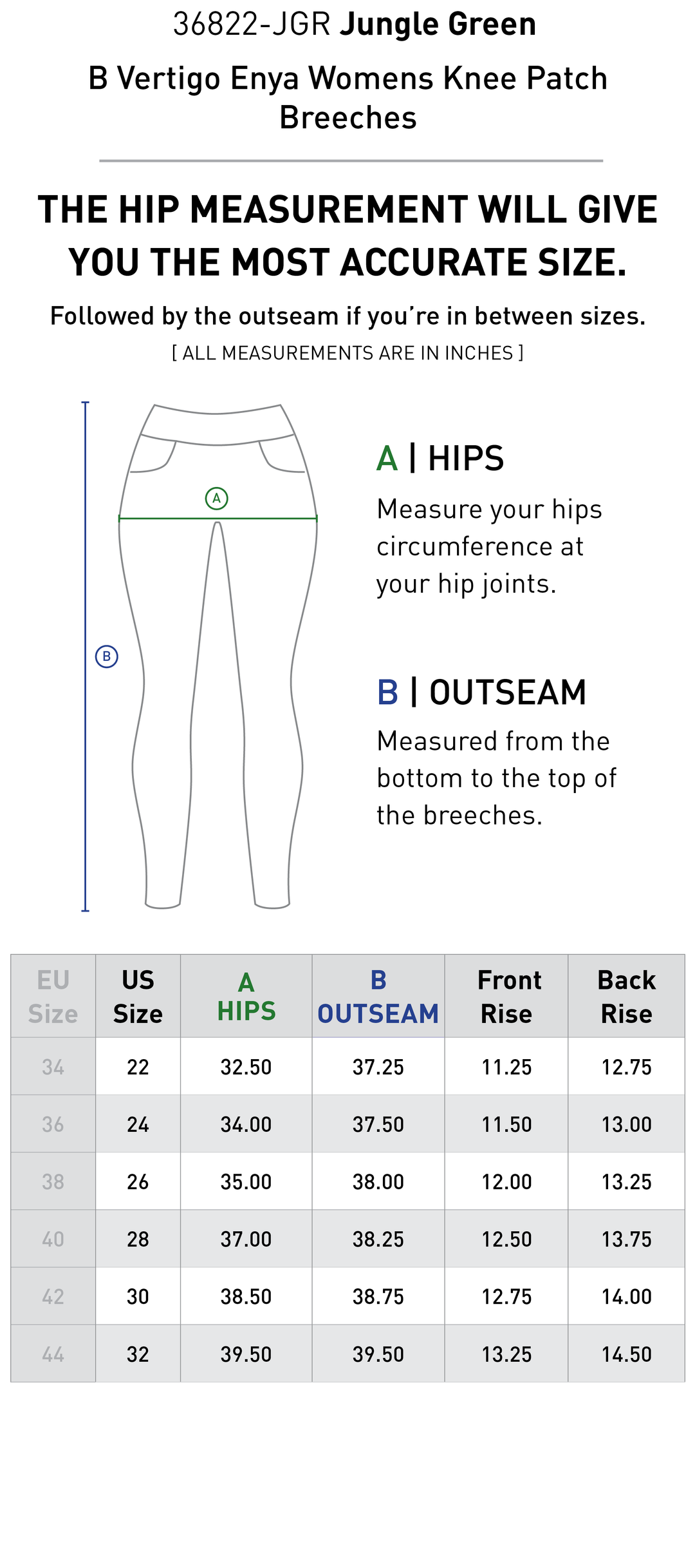 Size chart: Women&