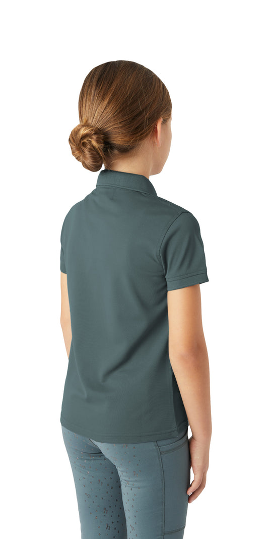 Horze Rae Kids Technical Polo Shirt image 