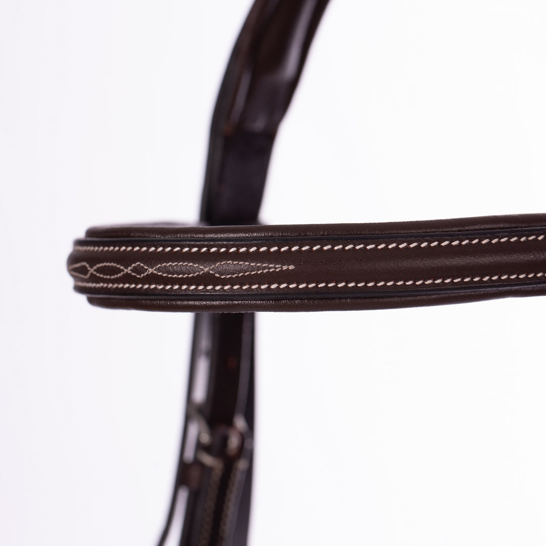 Equinavia Saga Fancy Stitched Hunter Bridle &amp; Reins image 