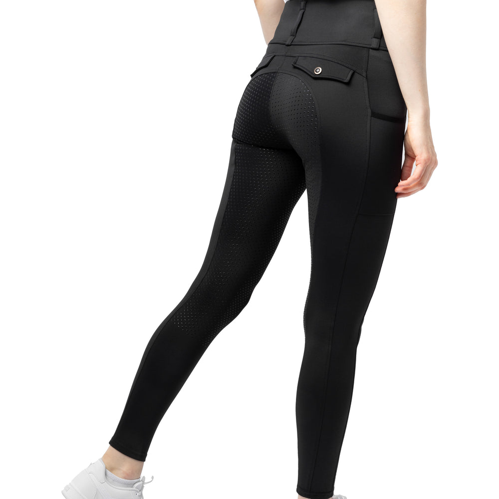 Horze Anya Womens Thermo Hybrid Full Seat Tights image #2