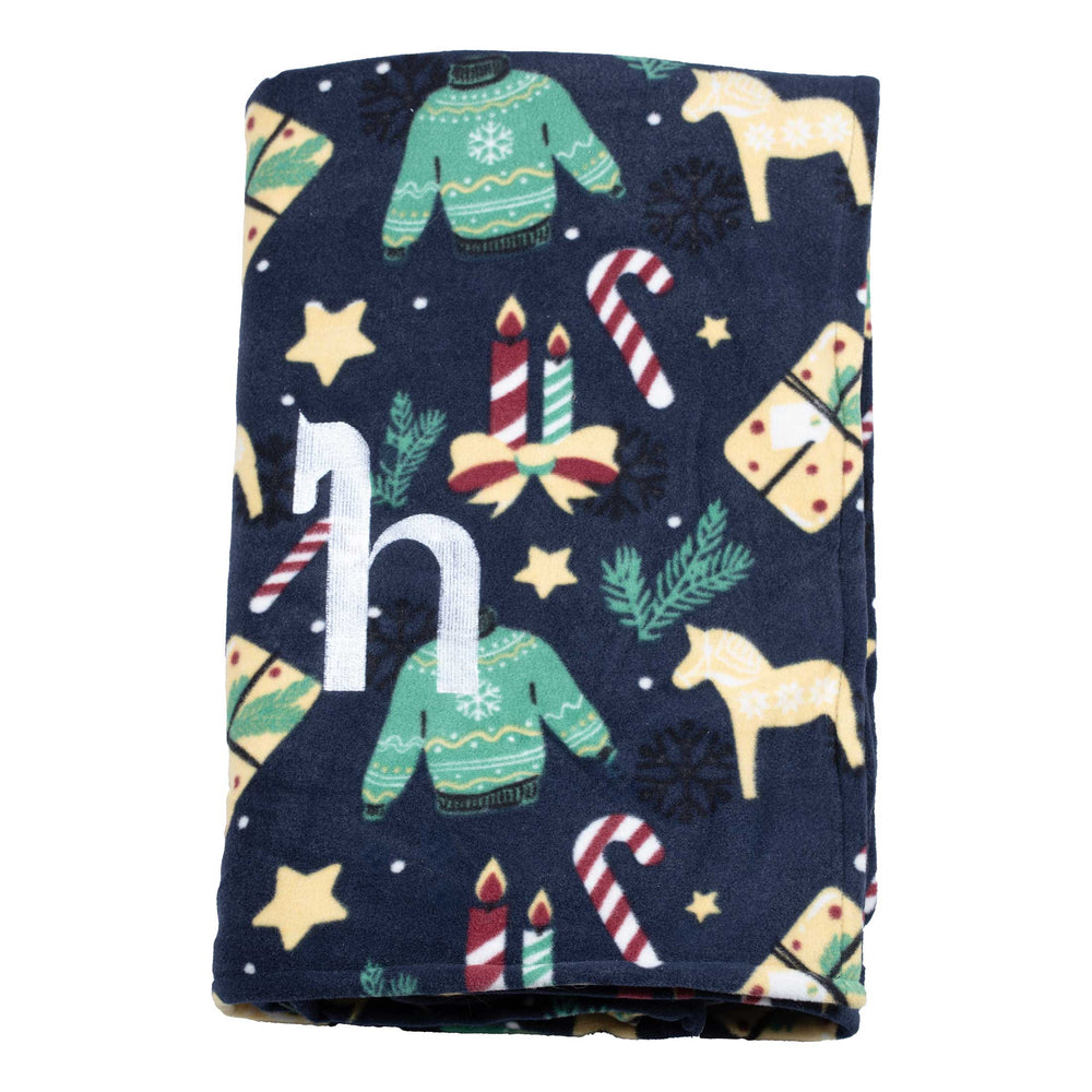 Horze Santa Christmas Throw Blanket image #1