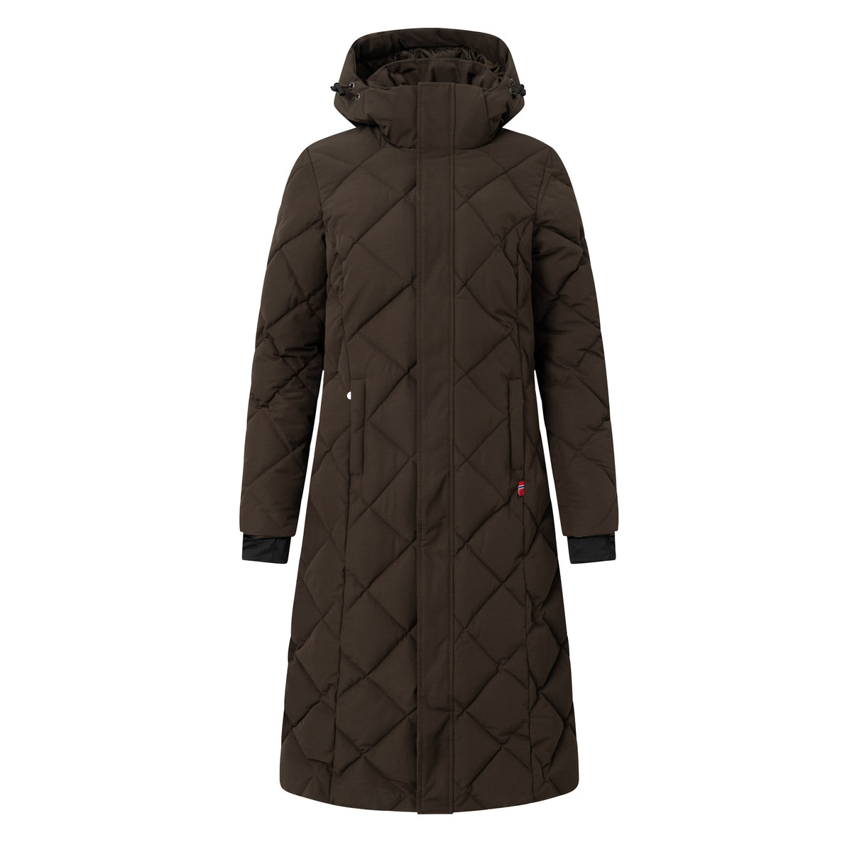 B Vertigo Gem Womens Waxed Padded Long Coat image #1
