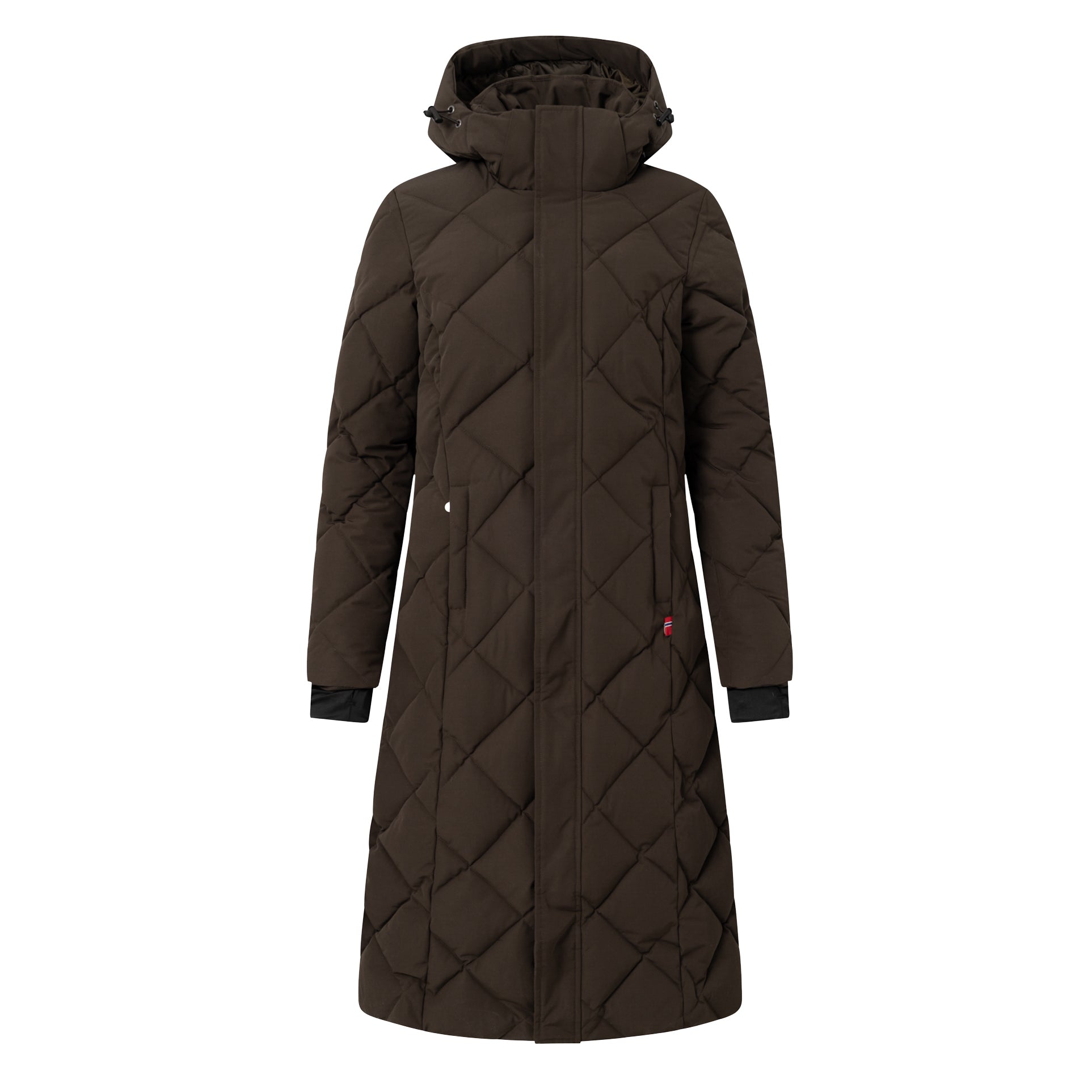B Vertigo Gem Womens Waxed Padded Long Coat image #1