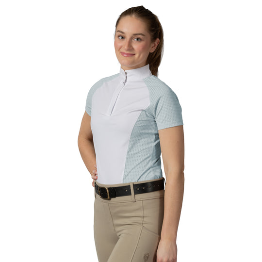 Equinavia Sara Womens Perforated Short Sleeved Show Shirt image 
