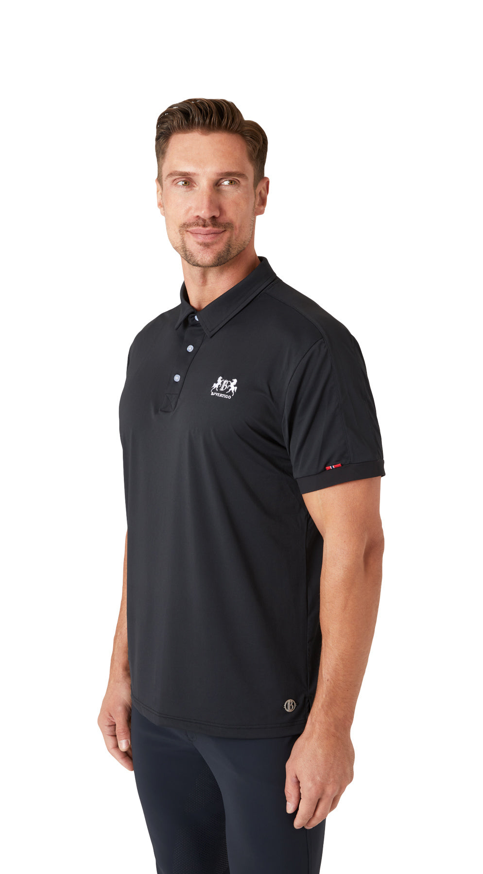B Vertigo Flynn Mens Technical Polo Shirt image 