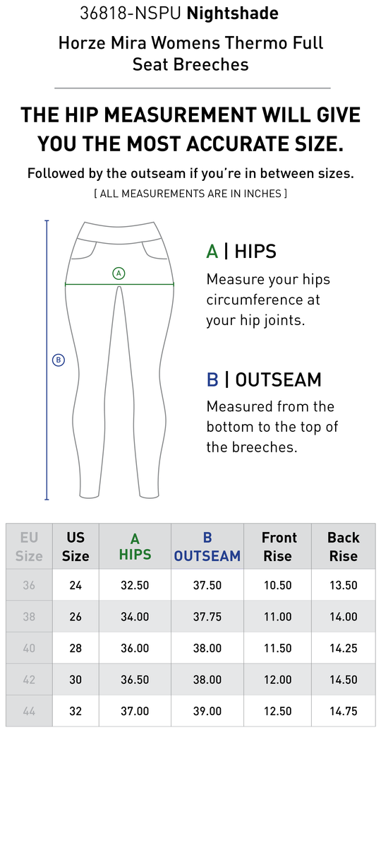Size chart: Women&