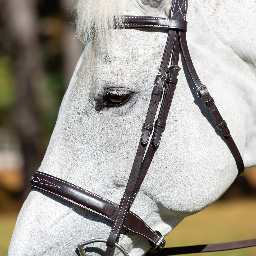 Equinavia Valkyrie Wide Noseband Hunter Bridle with Reins image 