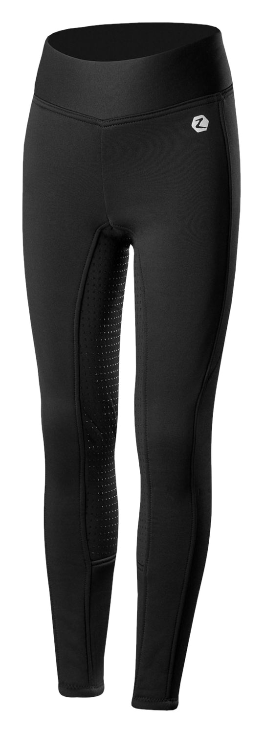 Horze Active Kids Silicone Full Seat Winter Tights image 