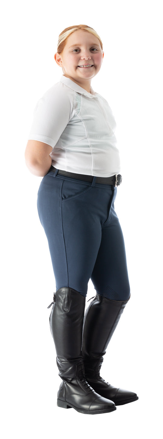 Equinavia Greta Kids Silicone Knee Patch Breeches image 