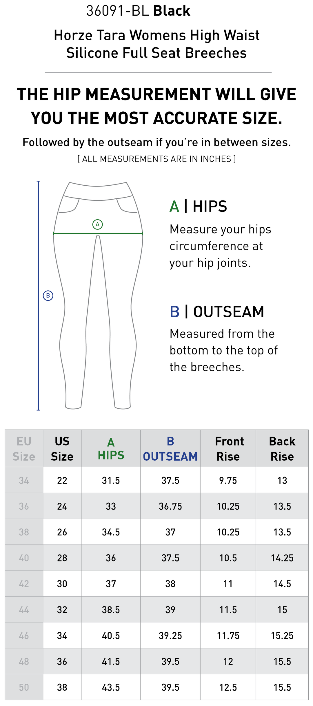 Size chart: Women&